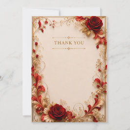 Cartão de Agradecimento de Casamento