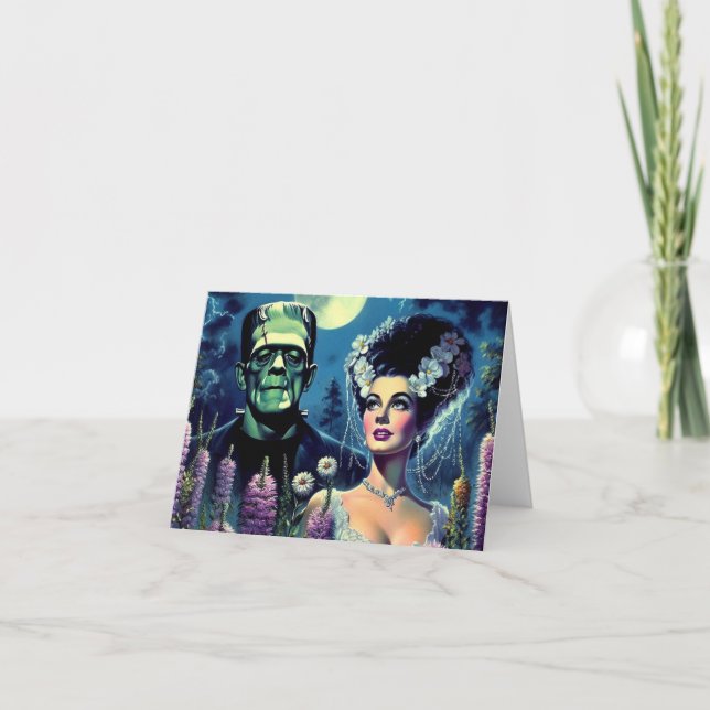 Cartão de Agradecimento de Casamento (Frente)