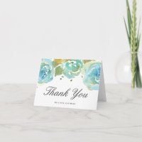 Cartão de Agradecimento de Casamento Amor Delicado