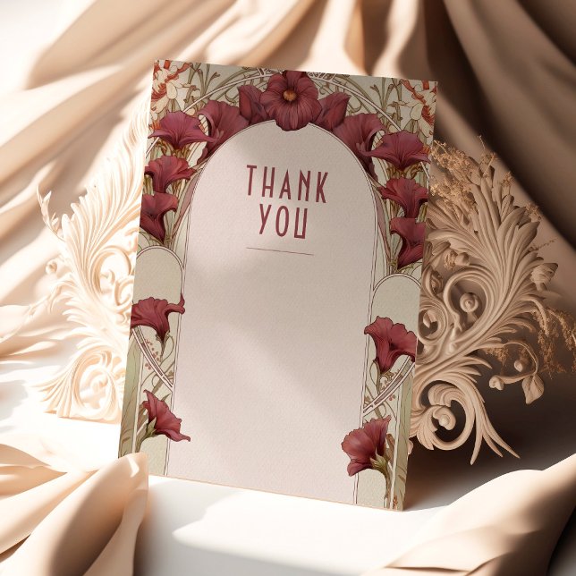 Cartão de Agradecimento de Casamento Calla Lily Ar (Criador carregado)