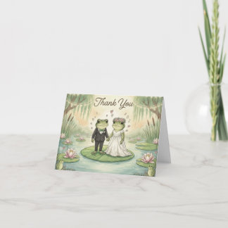 Cartão de Agradecimento de Casamento do Caprichoso