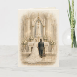 Cartão de Agradecimento de Casamento do Santuário 