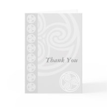 Cartão de Agradecimento de Casamento Escocês ou Ce