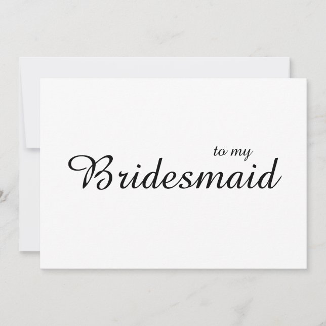 Cartão de agradecimento de casamento para minha da (Frente)