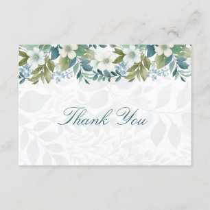 Cartão de Agradecimento de Casamento Sage Green Iv