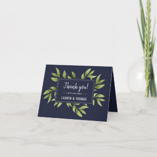 Cartão de Agradecimento de Casamento Whispering Wi