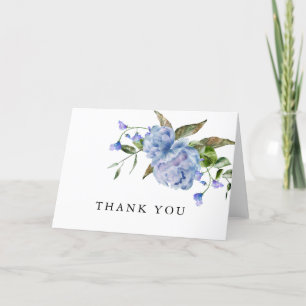 Cartão de Agradecimento de Chuveiro de Noiva Flora