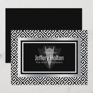 Cartão de agradecimento de despedida de solteiro p