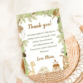 Cartão de agradecimento de festa de aniversário de