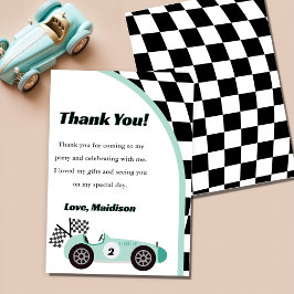 Cartão de Agradecimento de Festa de Aniversário Ve