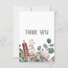 Cartão de Agradecimento de Flora Nativa Australian
