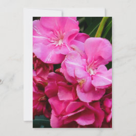 Cartão de agradecimento de flores rosa