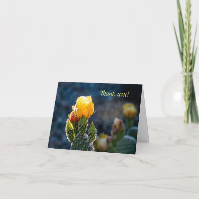 Cartão de Agradecimento de Folha Dupla (Frente)