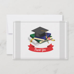 Cartão de Agradecimento de Formatura