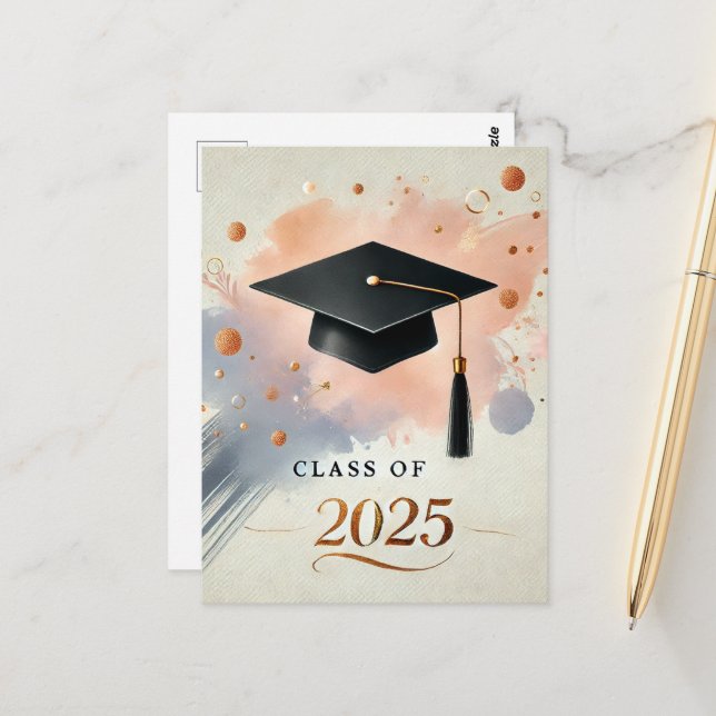 Cartão de agradecimento de formatura (Frente/Verso In Situ)