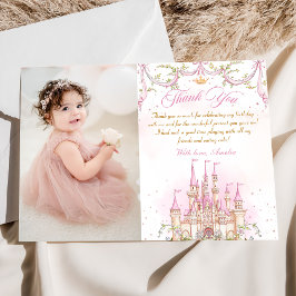 Cartão de Agradecimento de Foto de Aniversário da