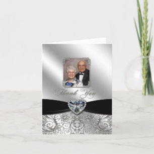 Cartão de Agradecimento de Foto de Aniversário de