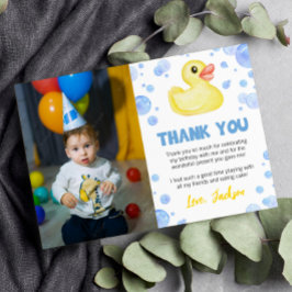 Cartão de Agradecimento de Foto de Aniversário do 