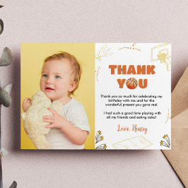 Cartão de Agradecimento de Foto de Aniversário do 