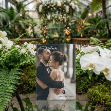 Cartão de Agradecimento de Foto Simples Moderna de