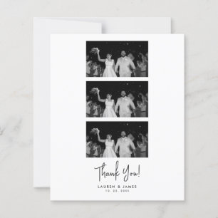 Cartão de Agradecimento de Fotografia de Casamento