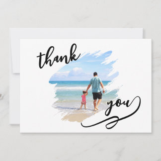 Cartão de Agradecimento de Fotos de Viagem
