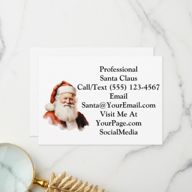 Cartão de Agradecimento de Natal Tradicional para  (Frente/Verso In Situ)