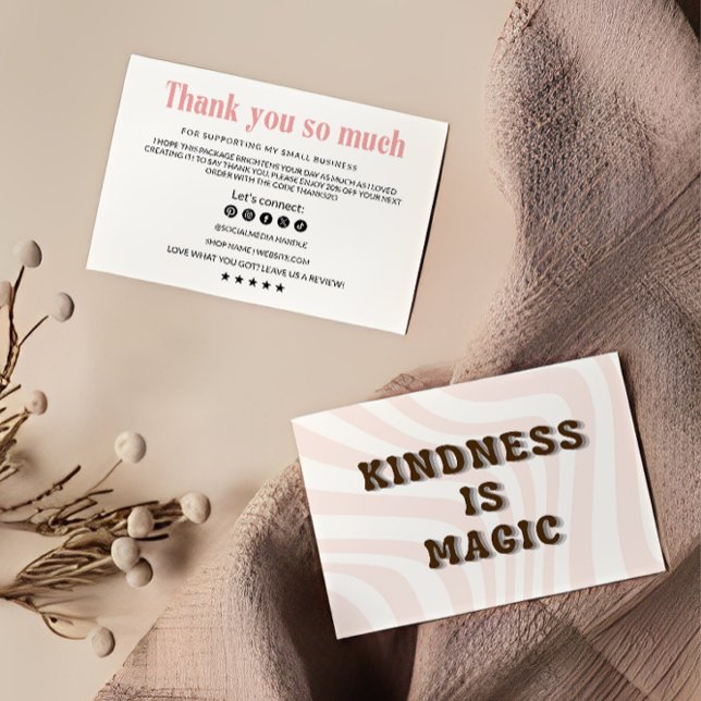 Cartão de Agradecimento de Negócios Retrô (Criador carregado)