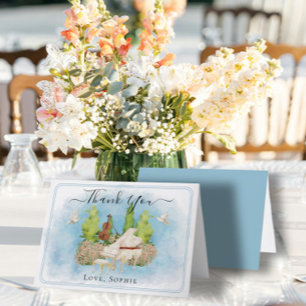 Cartão de Agradecimento de Piano de Violino de Cas