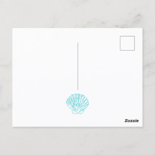 Cartão de Agradecimento de Postal à Beira-Mar