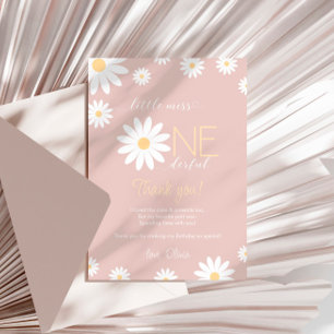 Cartão de agradecimento de primeiro aniversário Da