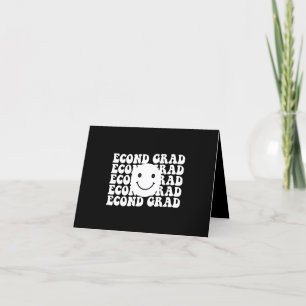 Cartão De Agradecimento De volta à escola, professor do segundo grau