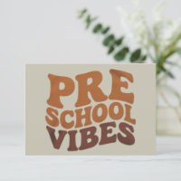 De volta às aulas primeiro dia da pré-escola Groov