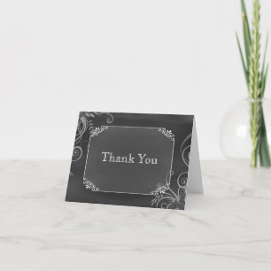 Cartão De Agradecimento Decoração Rústica Quadro de Giz Casamento Agradeci