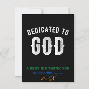 CARTÃO DE AGRADECIMENTO DEDICADO A DEUS TEXTO BRANCO LEGAL PERSONALIZÁVEL