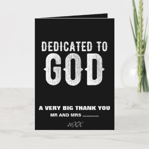 CARTÃO DE AGRADECIMENTO DEDICADO A DEUS TEXTO BRANCO PERSONALIZÁVEL LEGAL