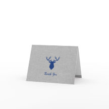 Deer Buck chá de fraldas obrigado