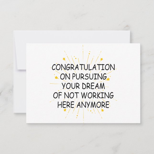 Cartão De Agradecimento deixando presentes de felicitações de colega (Frente)