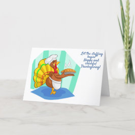 Cartão De Agradecimento Deixe O Recheio Começar!