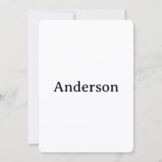 Cartão De Agradecimento Delete Text Replace Own Design 5" x 7" Rounded (Frente)