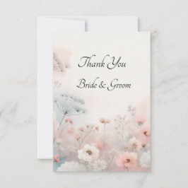 Cartão De Agradecimento Delicate Queen Anne's Lace Photo Thank you Card
