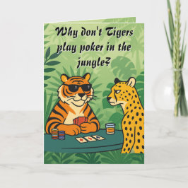 Cartão De Agradecimento "Demasiado Cheetahs"