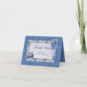 Cartão De Agradecimento Denim Jean bolsos, Kittens e Lace