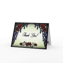 Dentro rosa vermelha de Casamento Gótico