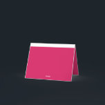 Cartão De Agradecimento Descubra a legância do fundo rosa<br><div class="desc">Experimente a beleza de um fundo cor-de-rosa minimalista e elegante com um design branco de fronteira. Perfeito para o wallpaper de desktop,  esta criação artística moderna combina cores pastéis suaves para um contraste visualmente impressionante. Elevem seu design gráfico com esta estética limpa e moderna de deco</div>