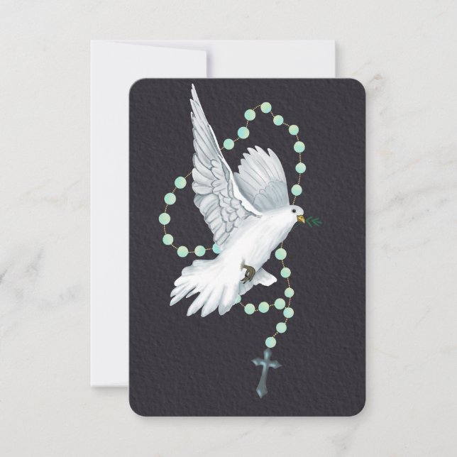 Cartão De Agradecimento Desculpe pela sua perda (Frente)