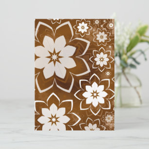 Cartão De Agradecimento Desenho Floral 13