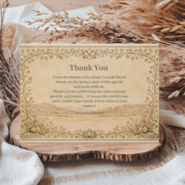 Cartão De Agradecimento Desert Botanical Birthday