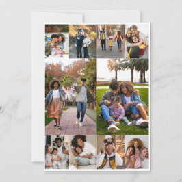 Cartão De Agradecimento Design da Sua Própria Colagem de Fotos 10