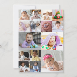 Cartão De Agradecimento Design da Sua Própria Colagem de Fotos 15